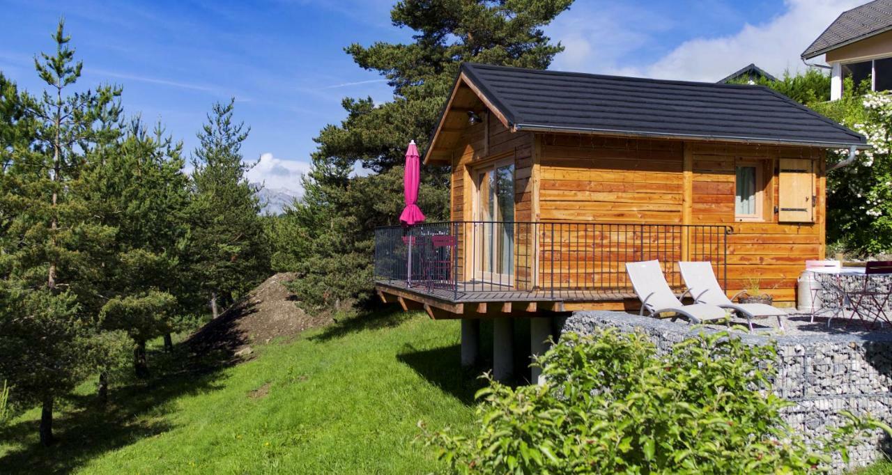 Clos Shambhala-Chalet D'Hotes Saint-Jean-Saint-Nicolas Экстерьер фото